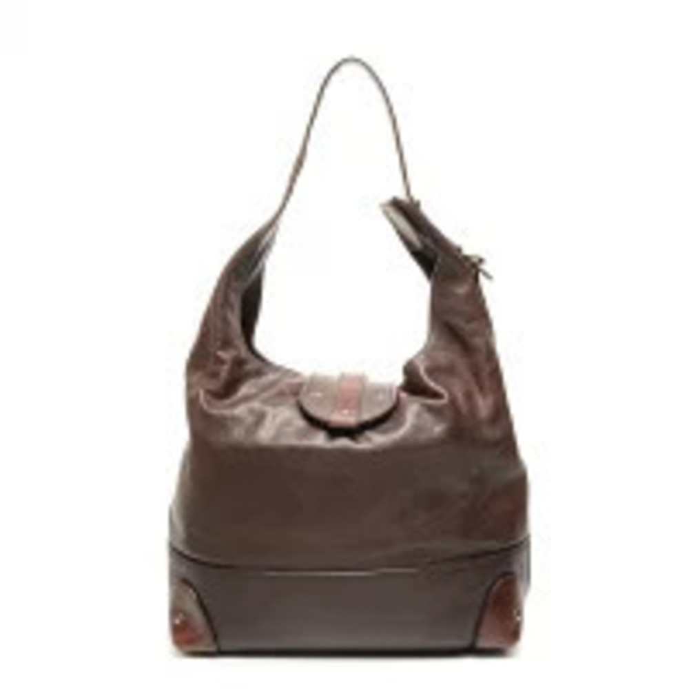 Chloe Hobo Clara Leather Bag One Shoulder Shoulder Brown